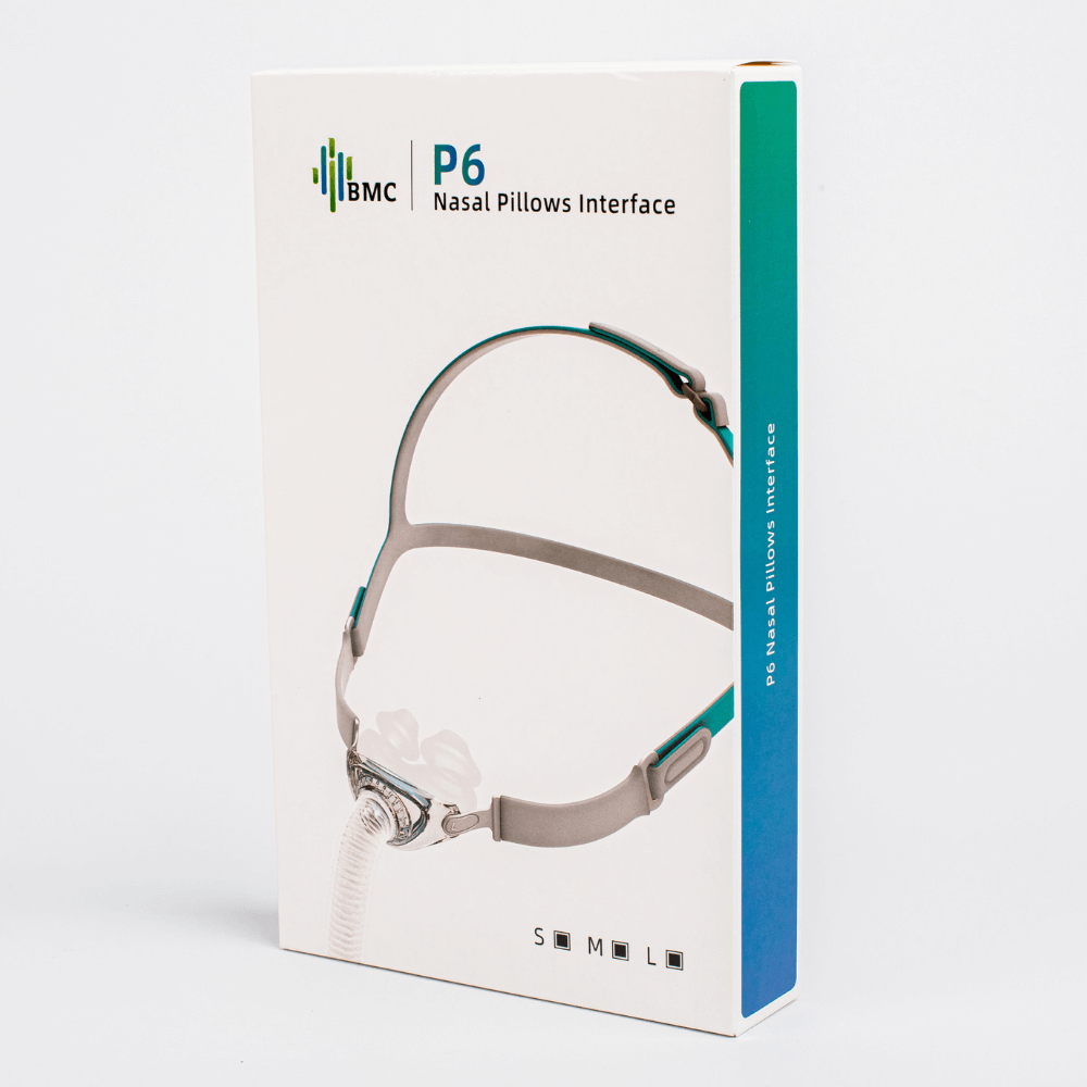 P6 CPAP Nasal pillow mask packaging