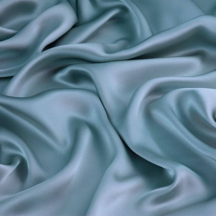 blue mulberry silk sleeping cap or silk hair bonnet for sleep