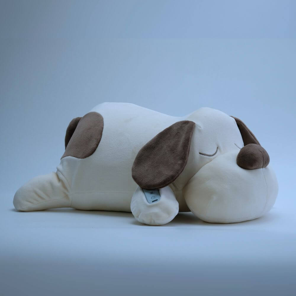 coco smart animal plush toy with super soft ears and a brown patch on his back