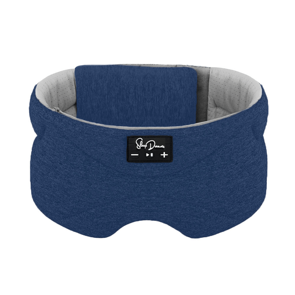 blue - navy sleep headphones the softst sleep mask with speakers Sleep Dreams Deluxe