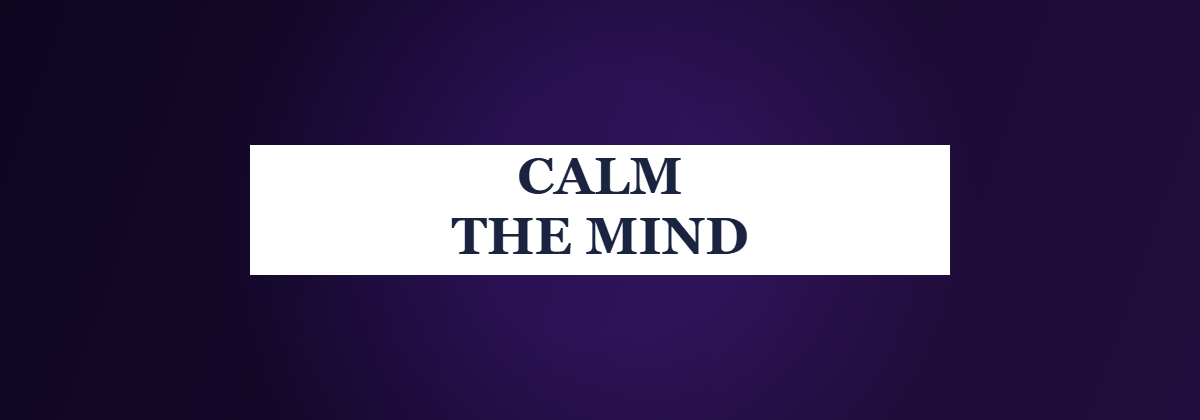 Calm the Mind - sleep headphones for anxiety and racing thoughts at night