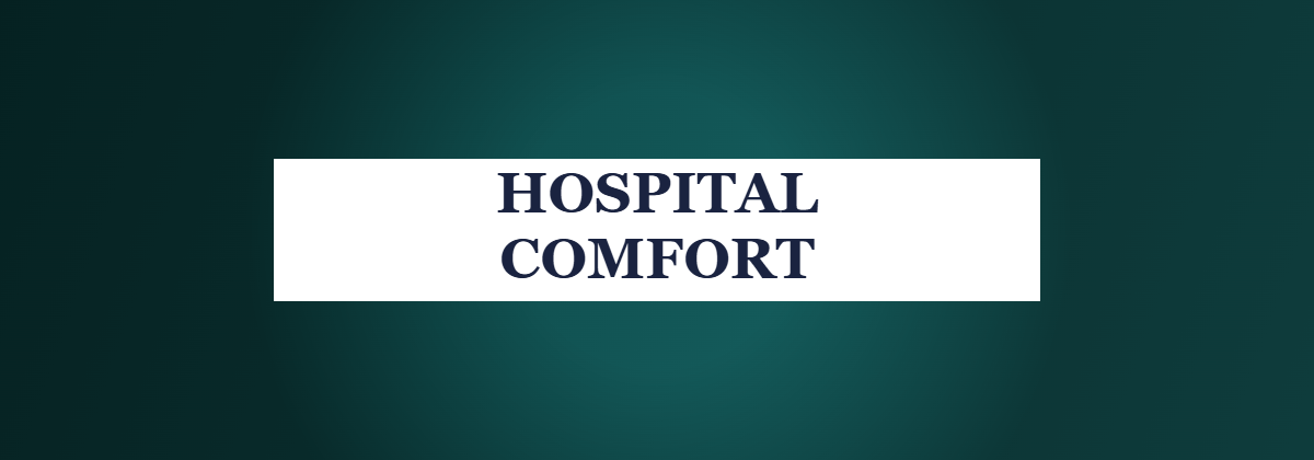 Hospital Comfort - sleep headphones as comfort kit essentials for hospital stays