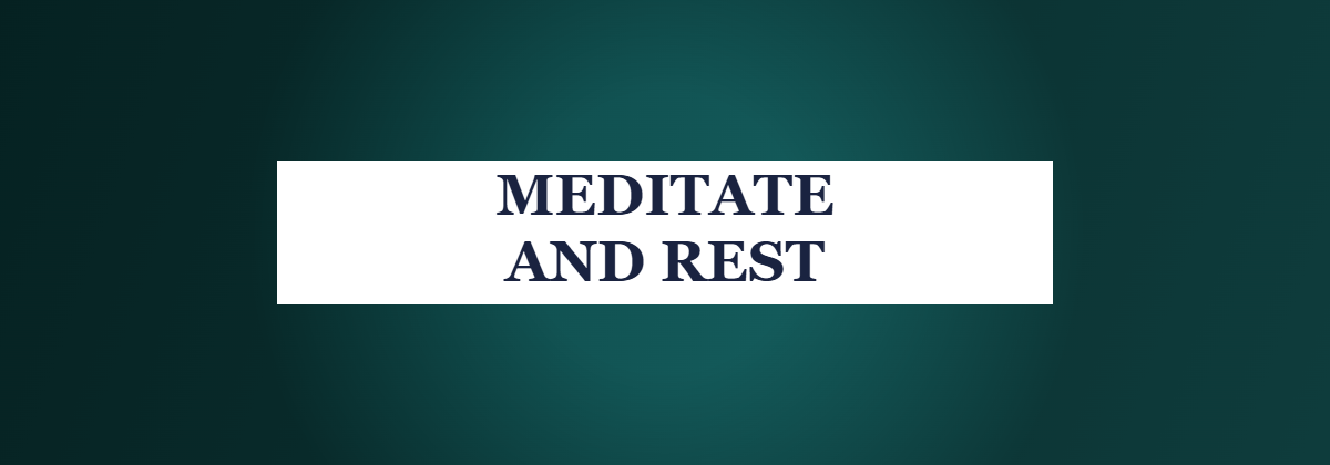 Meditate and Rest - using sleep headphones for meditation and yoga nidra