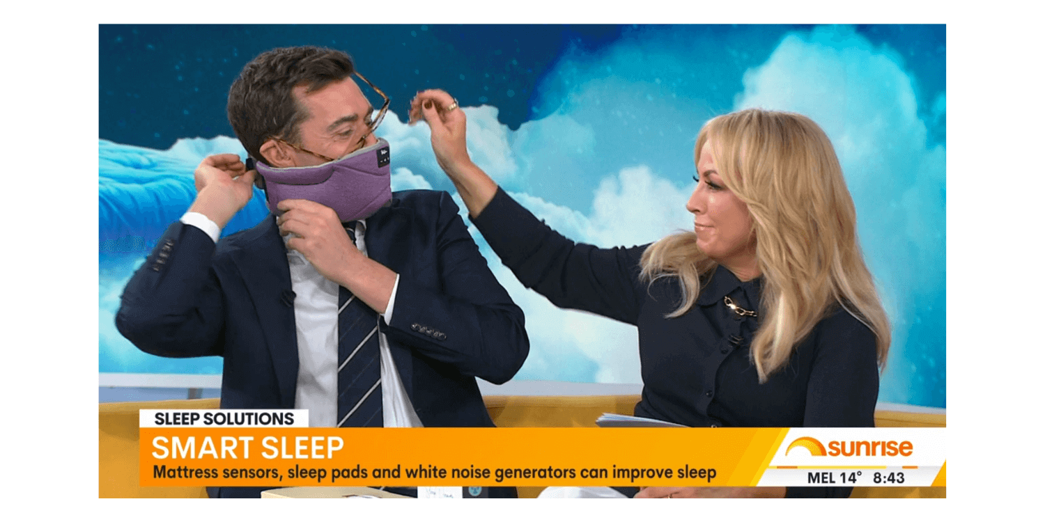 Sunrise Sleep Products a snapshot from the show when sleep dreams were mentioned on sunrise