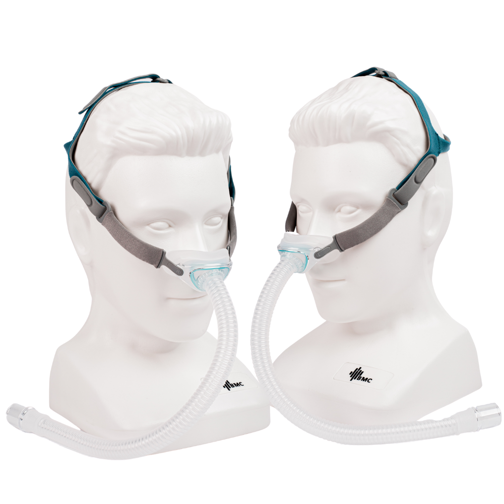 N6 CPAP Nasal Mask how the mask fits on your head