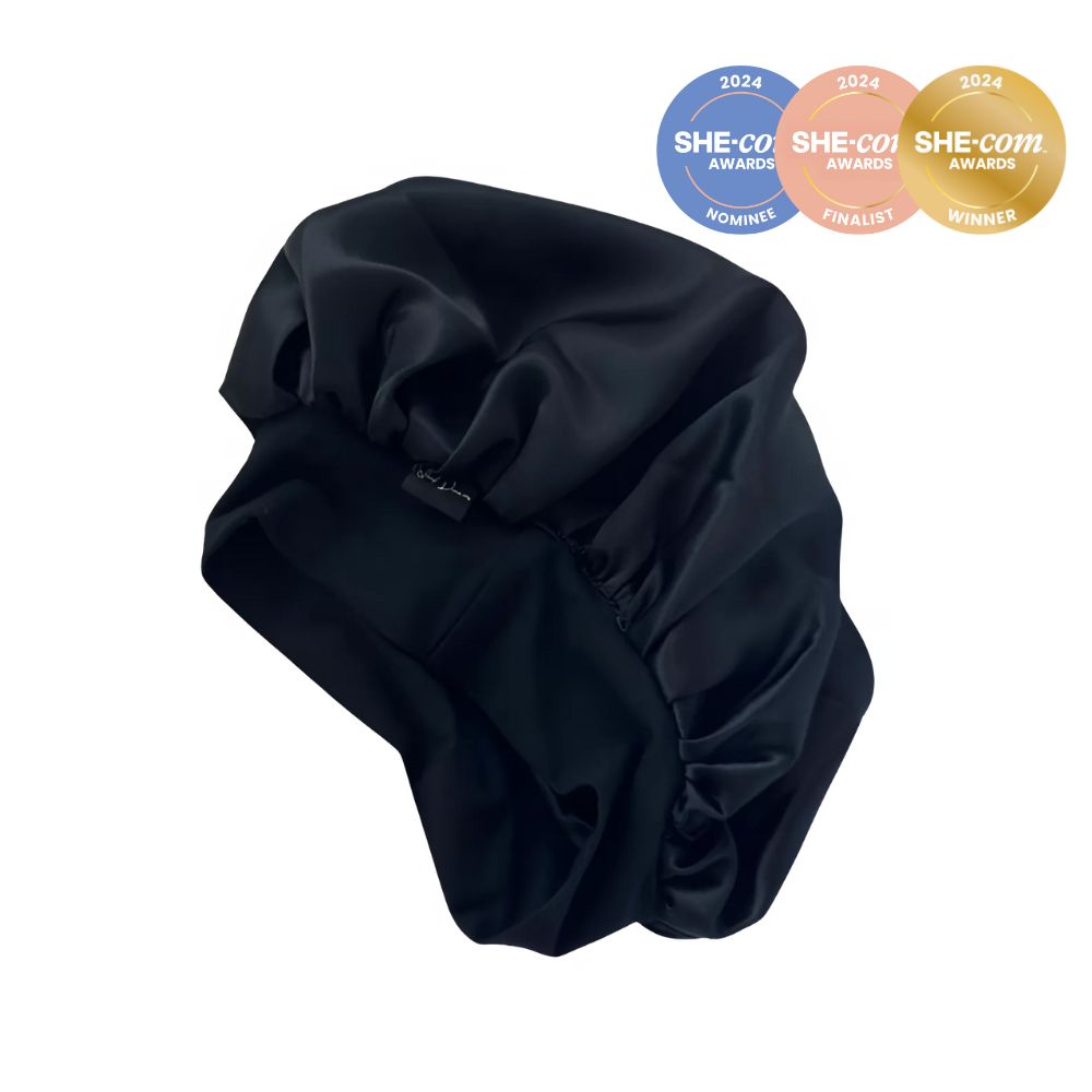 black sleep dreams silkett sleeping hair bonnet protect hair