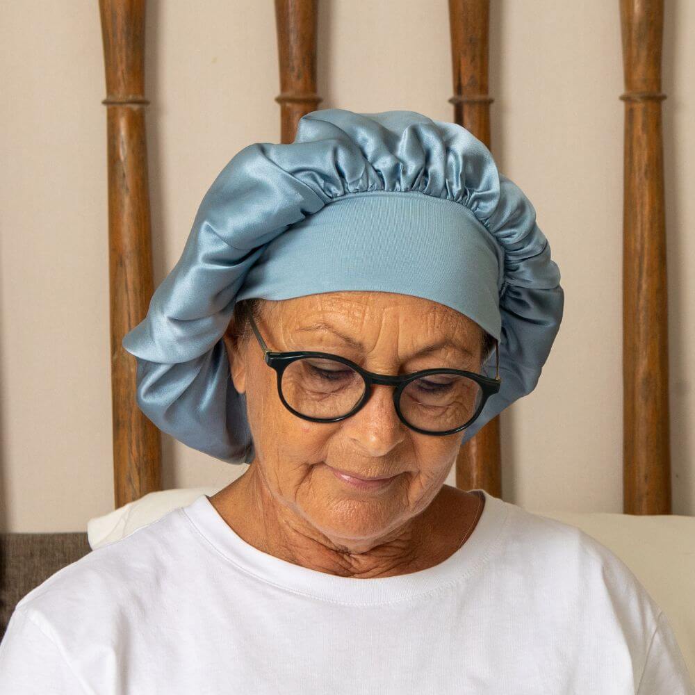 Silkett™ Premium 100% Pure Mulberry Silk Hair Bonnet – Sleep