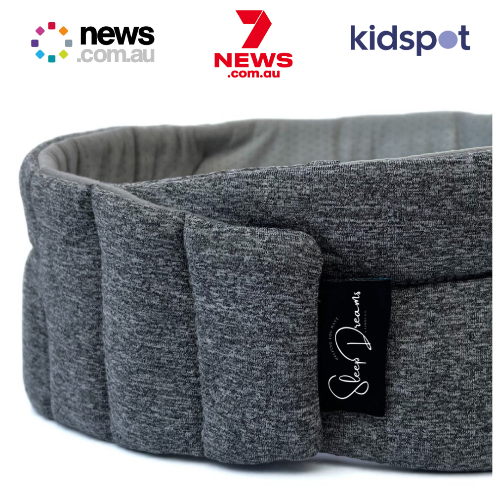 Our deluxe sleep headphones were featured on the news original label