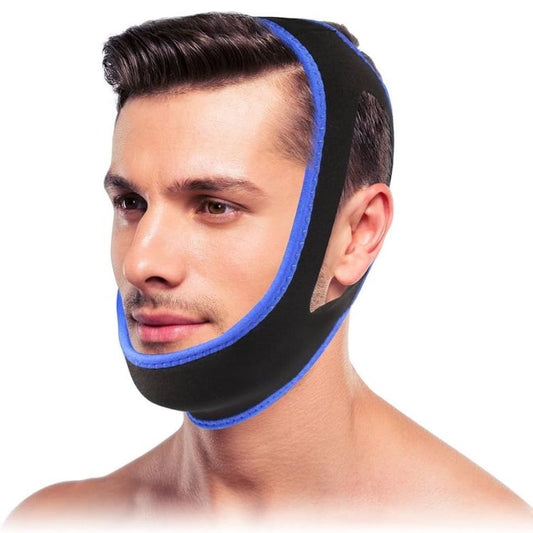 Anti-Snoring Chin Strap - Blue/Black