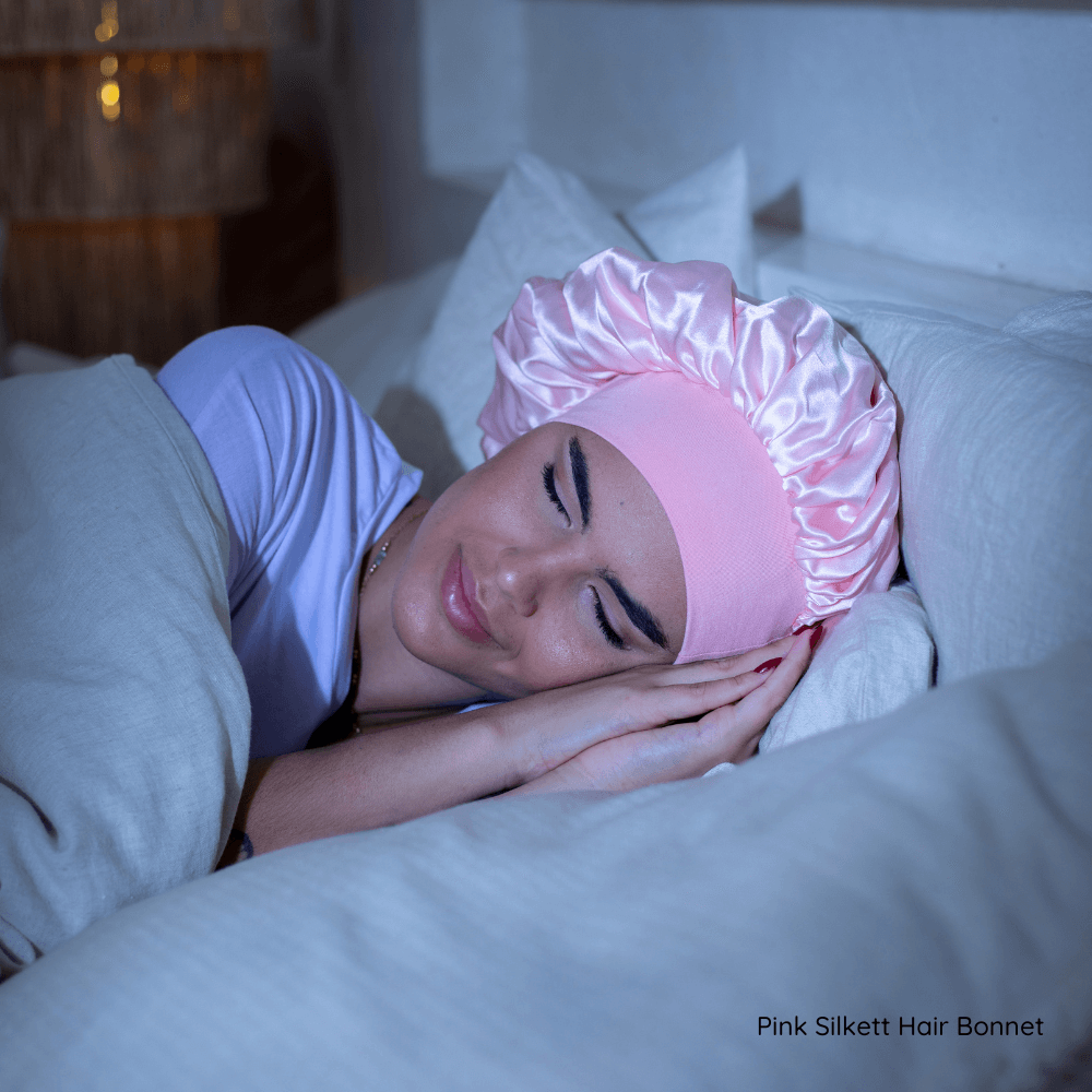Silkett™ Premium 100% Pure Mulberry Silk Hair Bonnet – Sleep