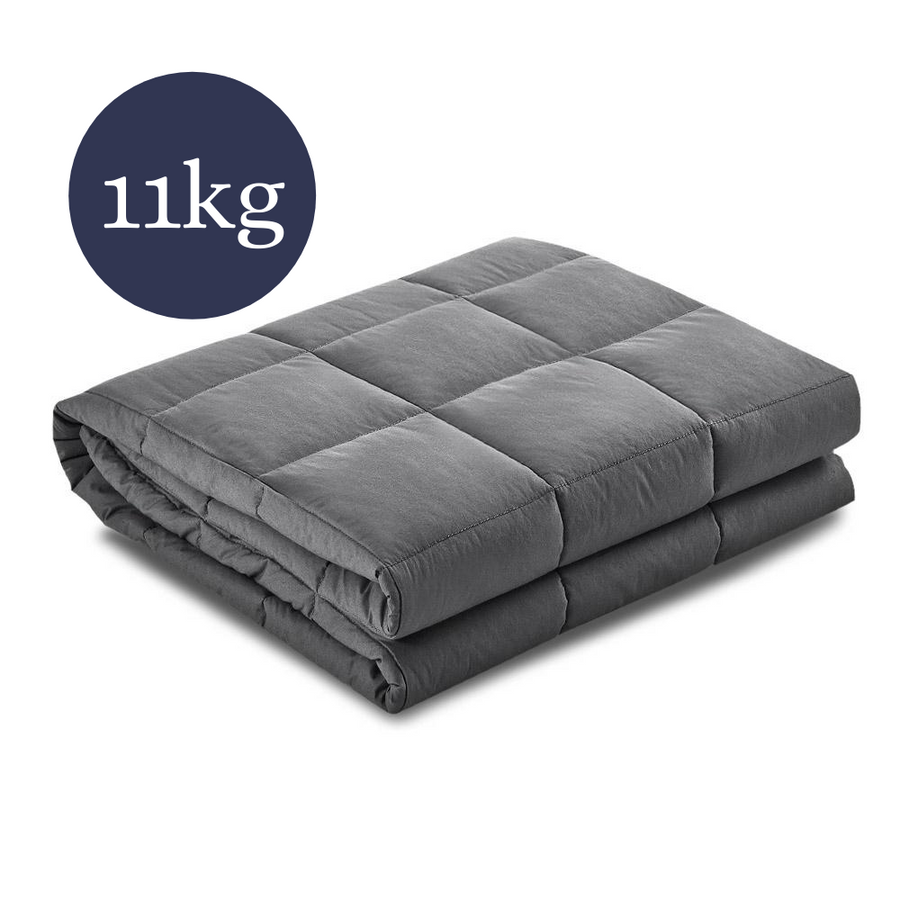 11KG (Heavy) Weighted Blanket in Grey - Sleep Dreams