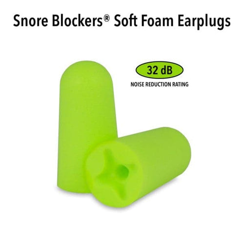 Extreme Comfort Earplugs for Sleep - Snore Blockers™ - 12 Pairs - Green - Sleep Dreams