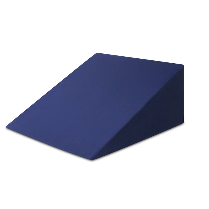 1 x Foam Wedge Pillow - 30cm Incline - Back Support - Blue