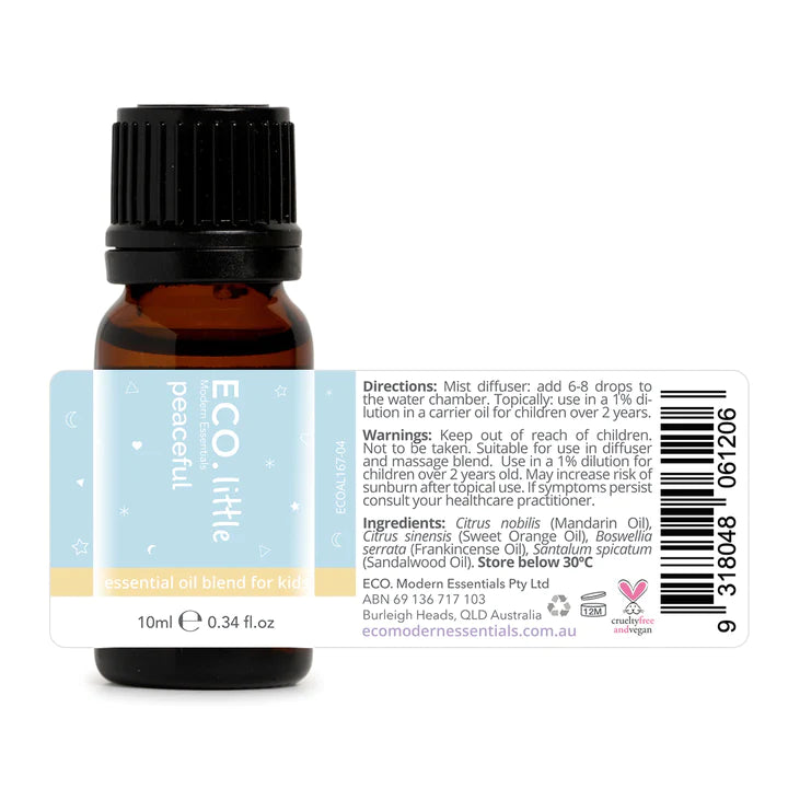 Eco. Little Peaceful Essential Oil Blend For Kids - 10ml - Sleep Dreams