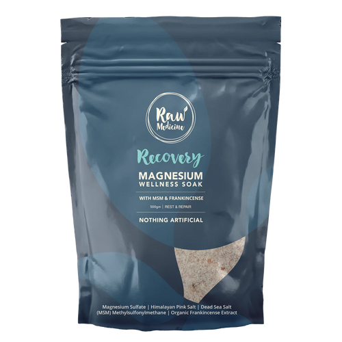 500g Magnesium Recovery Bath Soak With MSM & Frankincense - Sleep Dreams