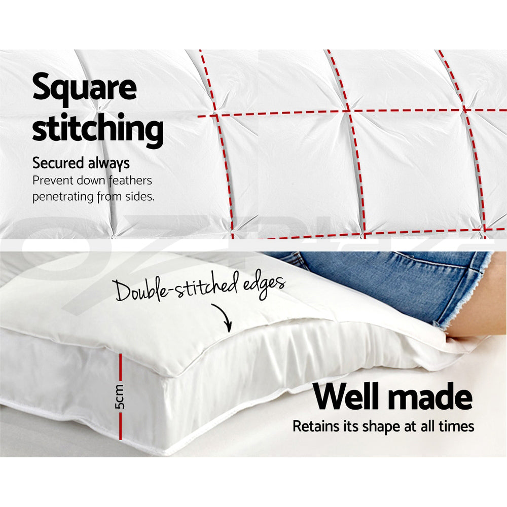 Single Bed Mattress Topper Pillowtop 1000GSM Microfibre Filling Protector - Sleep Dreams