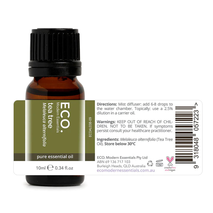 Eco. Tea Tree Pure Essential Oil - 10ml - Sleep Dreams
