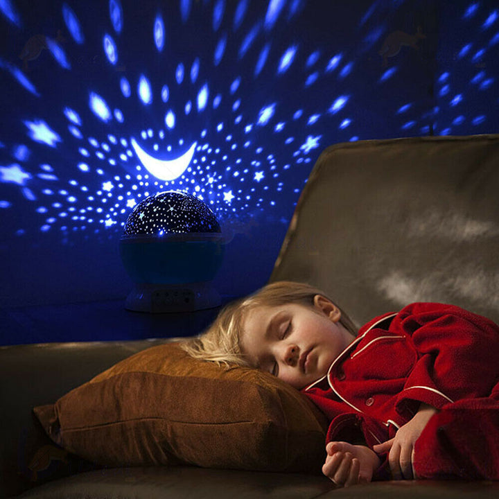 LED Starry Night Galaxy Projector - Pink - Sleep Dreams