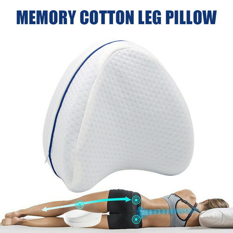 Leg & Knee Support Memory Foam Pillow - White
