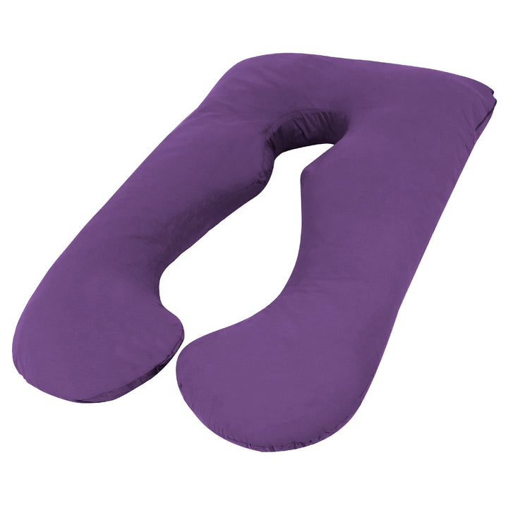 Full Body Pregnancy Pillow & Pillowcase - Purple