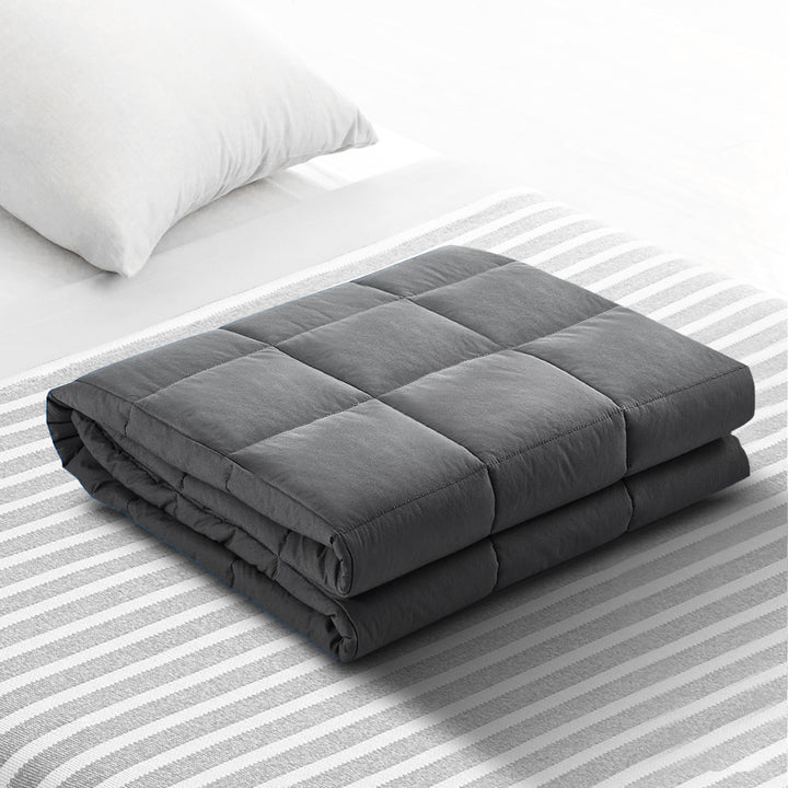 5KG (Lighter) Weighted Blanket in Grey - Sleep Dreams