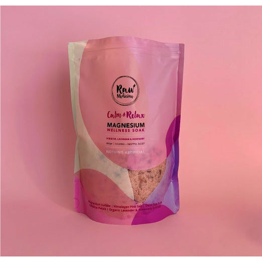 500g Magnesium Calm & Relax Bath Soak - Lavender - Sleep Dreams